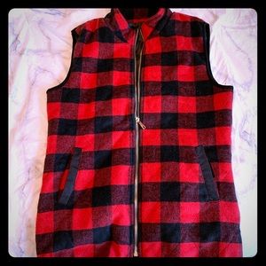 Plaid Vest